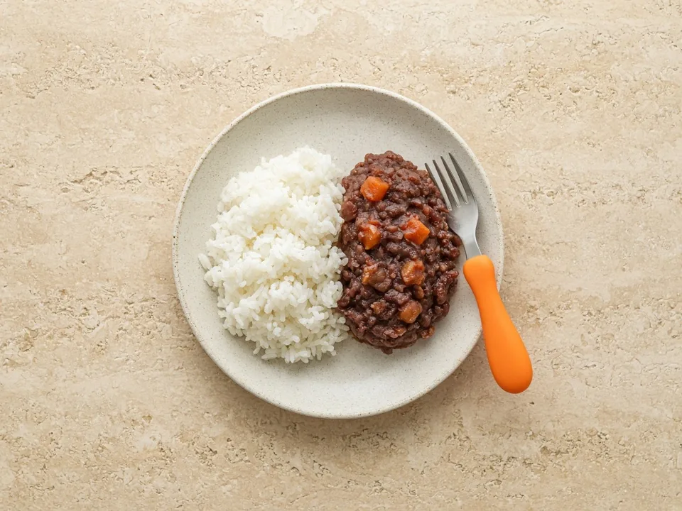 Adzuki beans for 18 months+: flattened in family meals