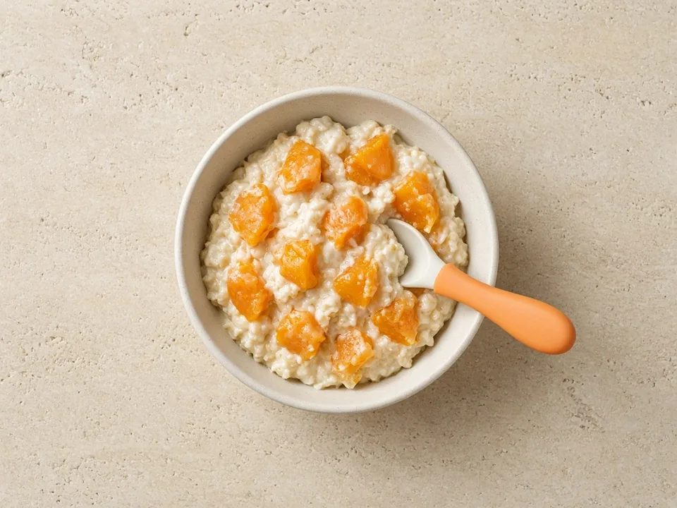 Apricot for 12 months+: soft pieces or in dishes