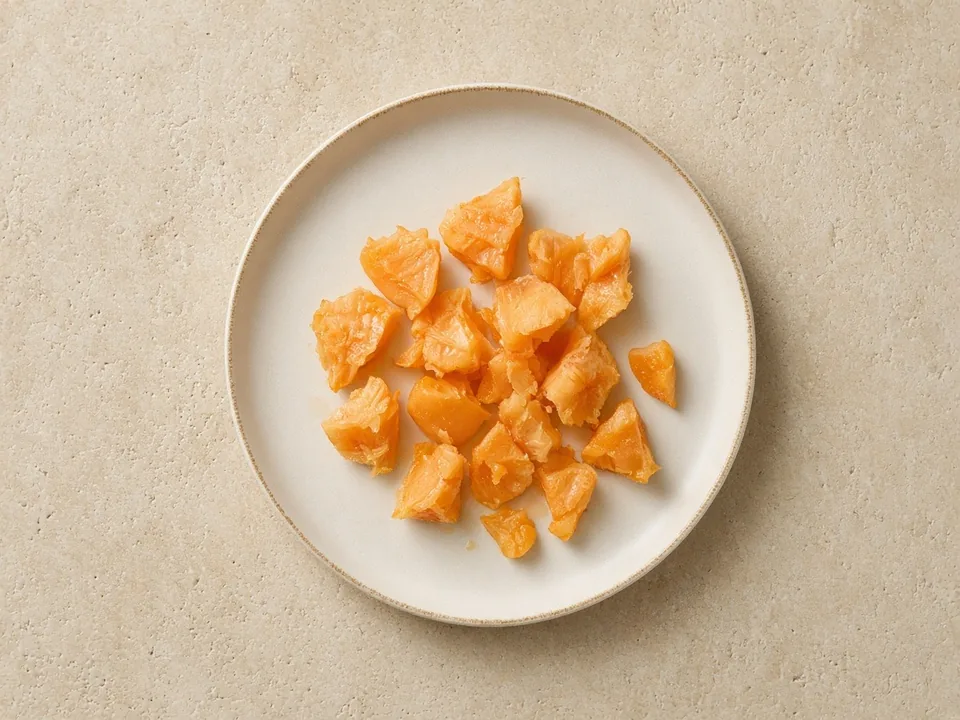 Apricot for 9 months+: small soft pieces