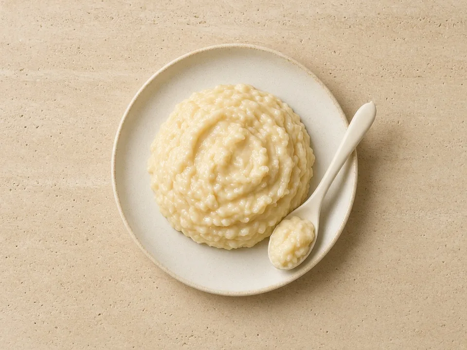 Arancini for 6 months+: soft risotto or the soft inside, mashed