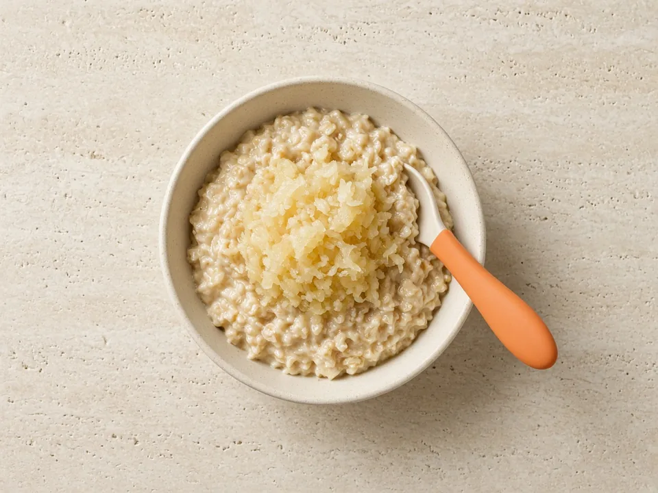 Asian pear for 18 months+: cooked, grated or in family dishes