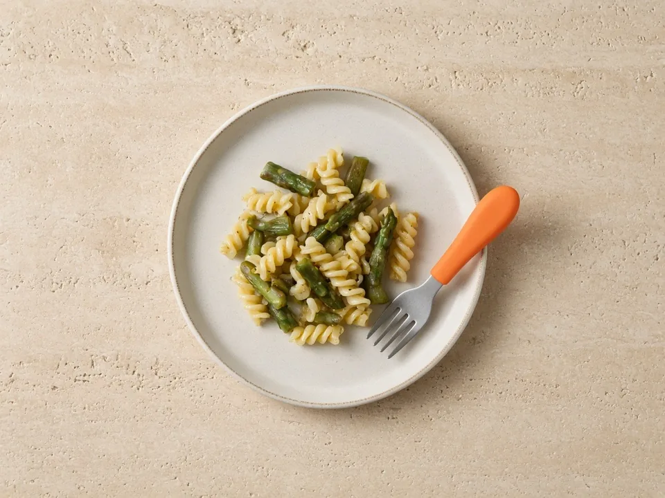 Asparagus for 18 months+: cooked spears or in family meals