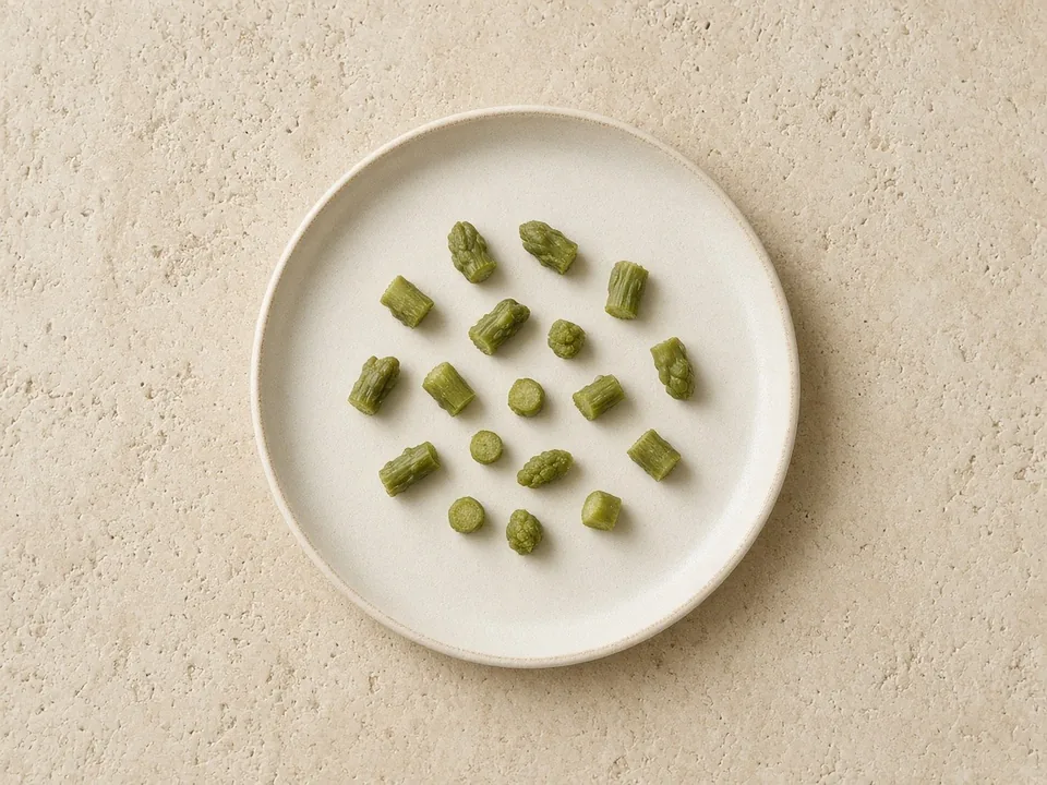 Asparagus for 9 months+: small soft pieces