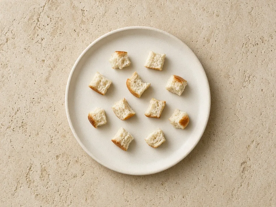 Bagel for 9 months+: small toasted pieces or strips