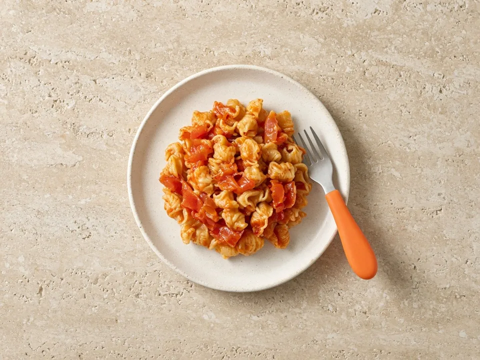 Bell pepper for 12 months+: soft-cooked pieces or in dishes
