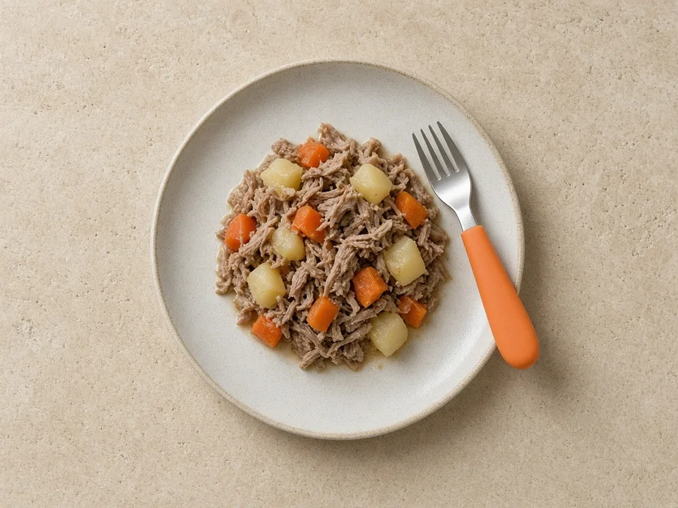 Bison for 18 months+: pieces or mixed into dishes