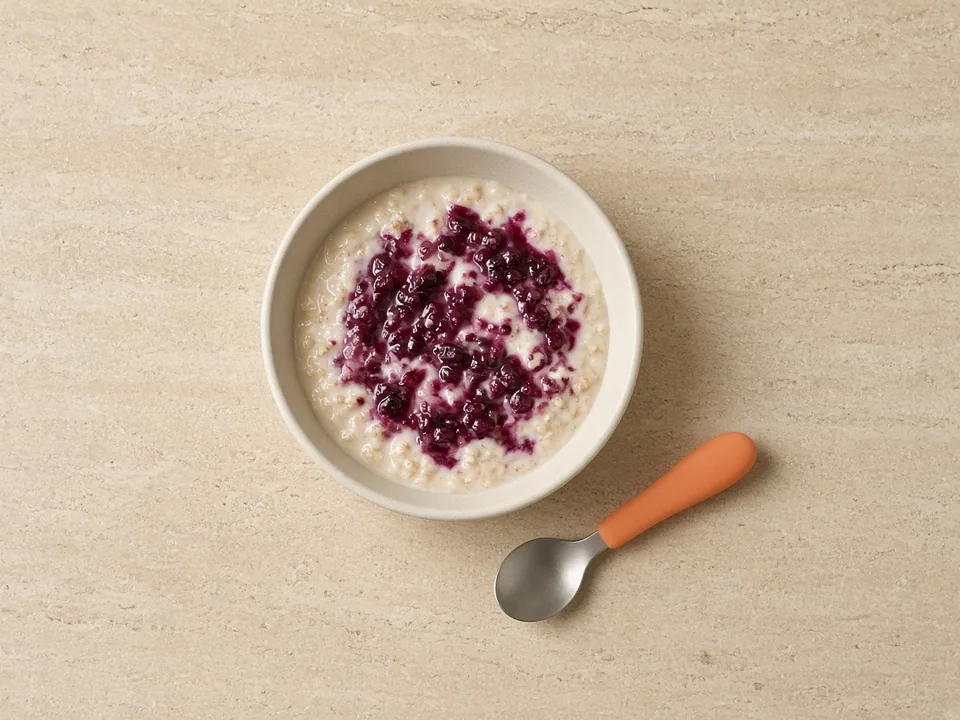 Blackcurrants for 18 months+: squashed, cooked or baked in