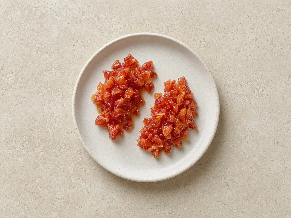 Blood orange for 12 months+: small pieces