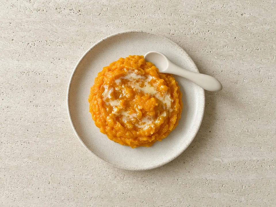 Bone marrow for 9 months+: thin spread on small pieces, or mixed into food