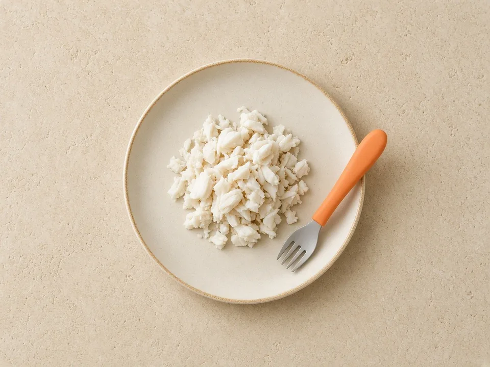 Branzino for 12 months+: pieces or in family meals