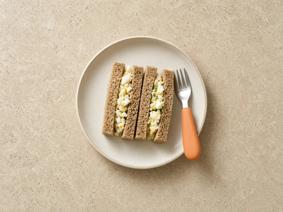 Bread for 12 months+: toast fingers and small sandwiches