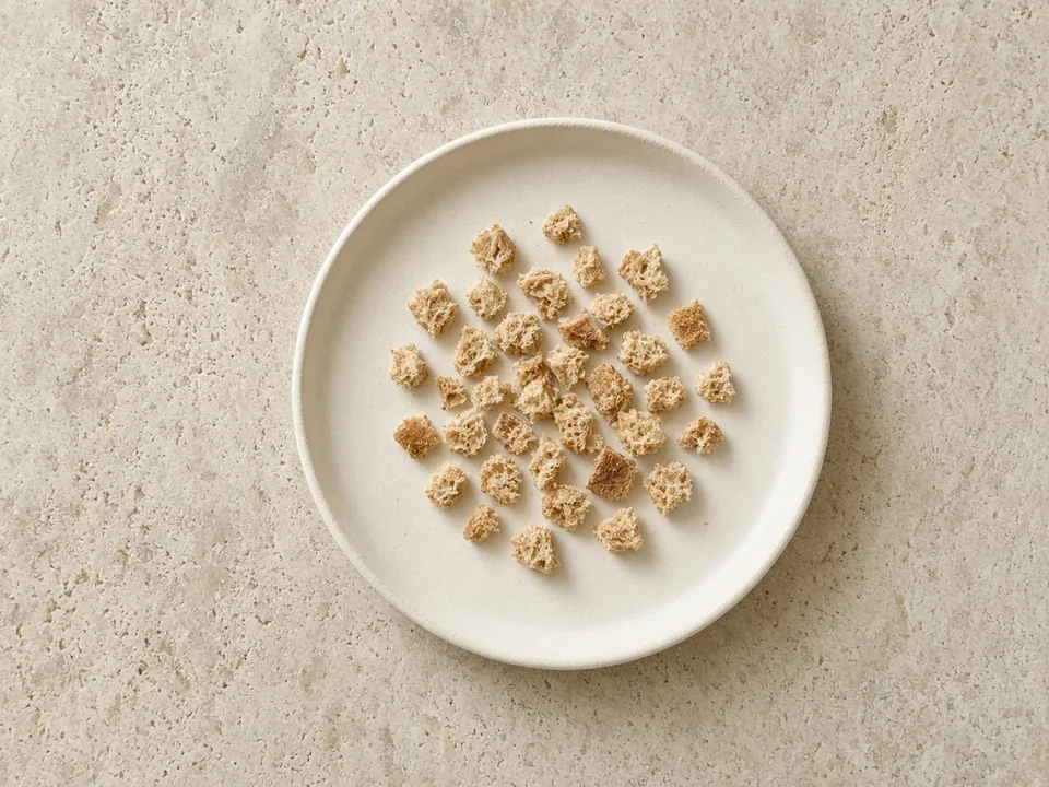 Bread for 9 months+: small toast pieces or strips