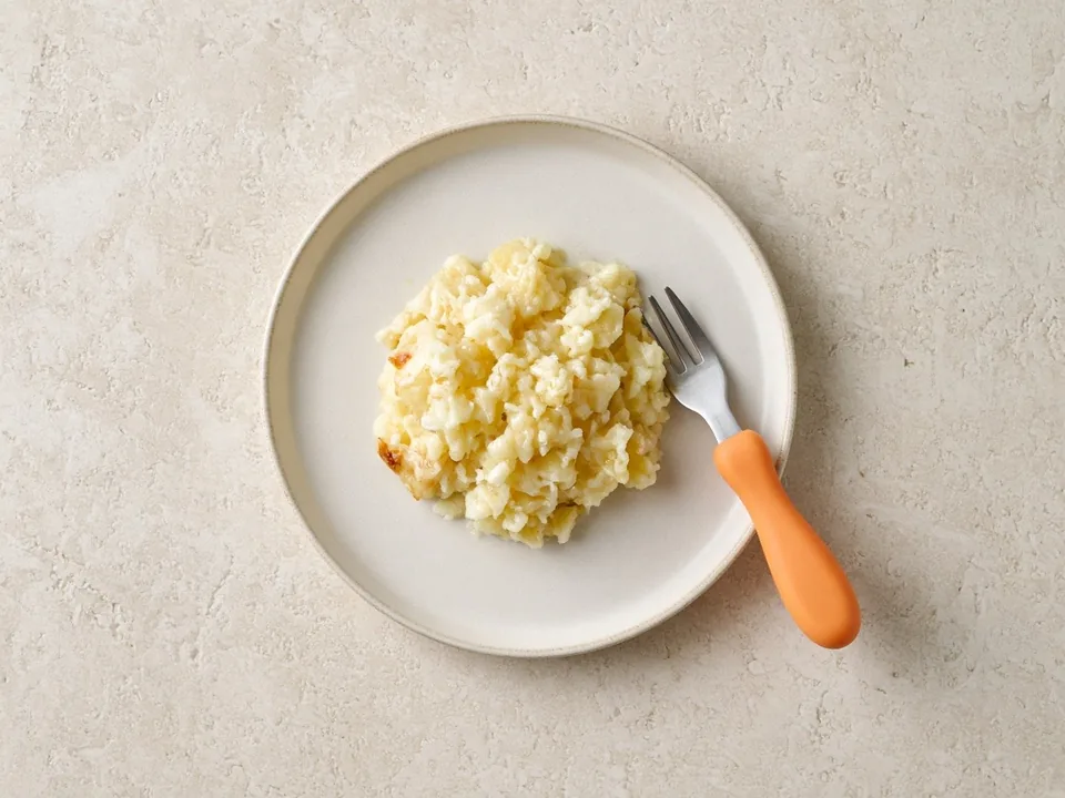 Brie for 18 months+: cooked, with family meals