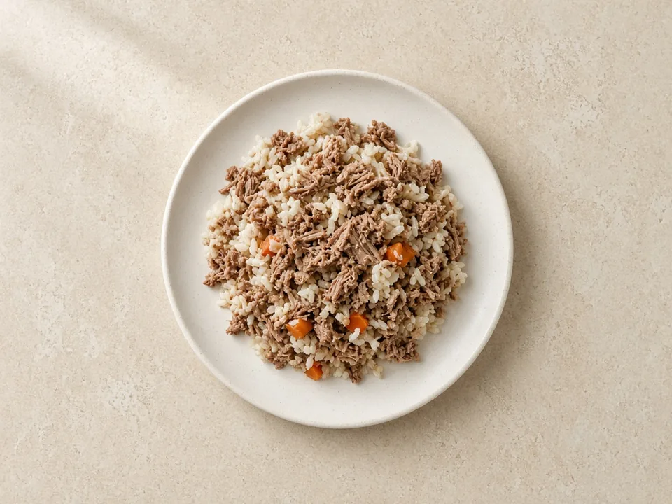 Brisket for 12 months+: shredded plain brisket; corned beef only a little