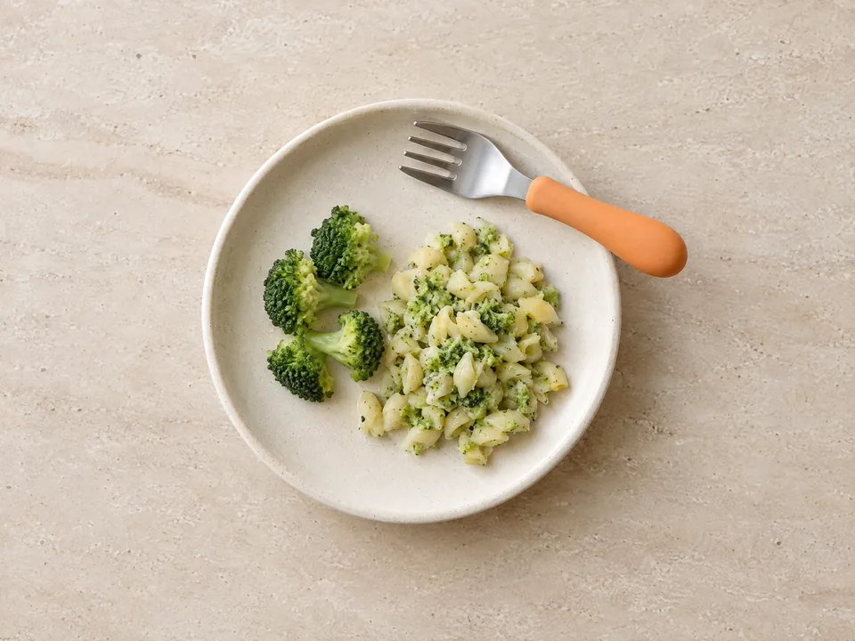 Broccoli for 12 months+: florets, chopped or in dishes