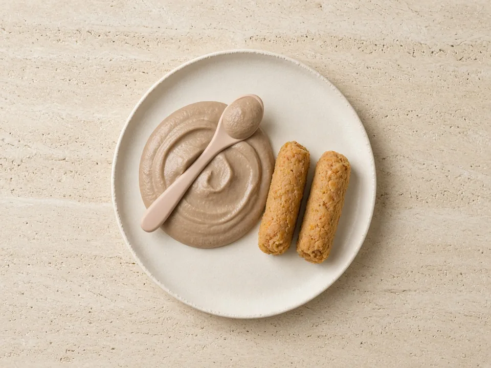 Buckwheat for 6 months+: smooth porridge or soft patties