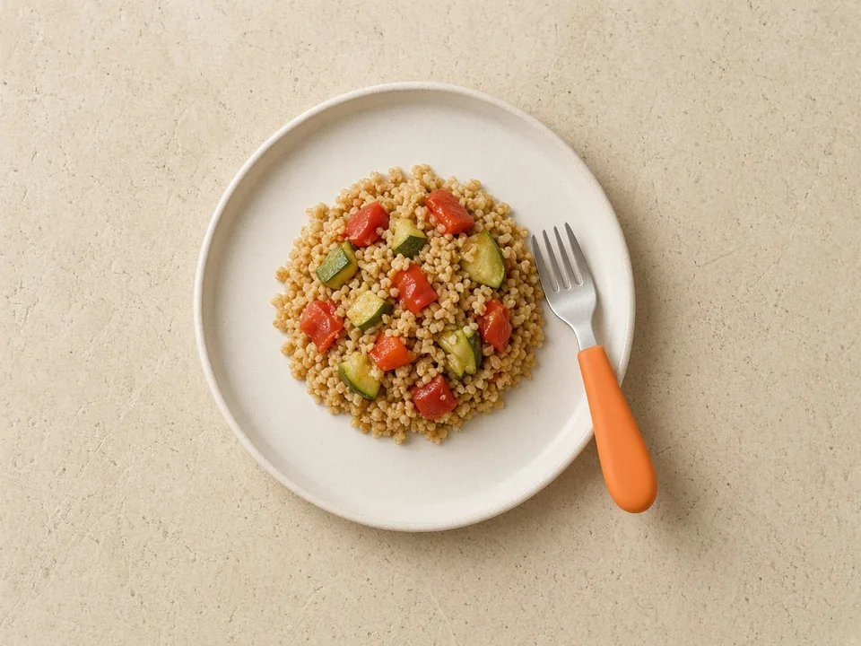 Bulgur for 18 months+: warm or cold bulgur dishes