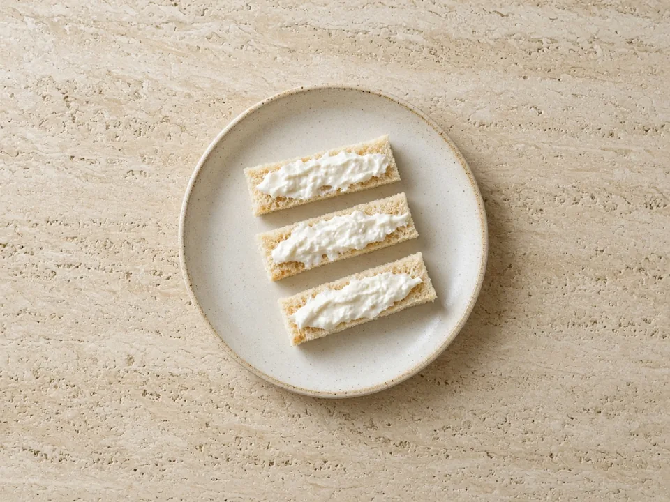 Burrata for 6 months+: creamy center spread on finger foods