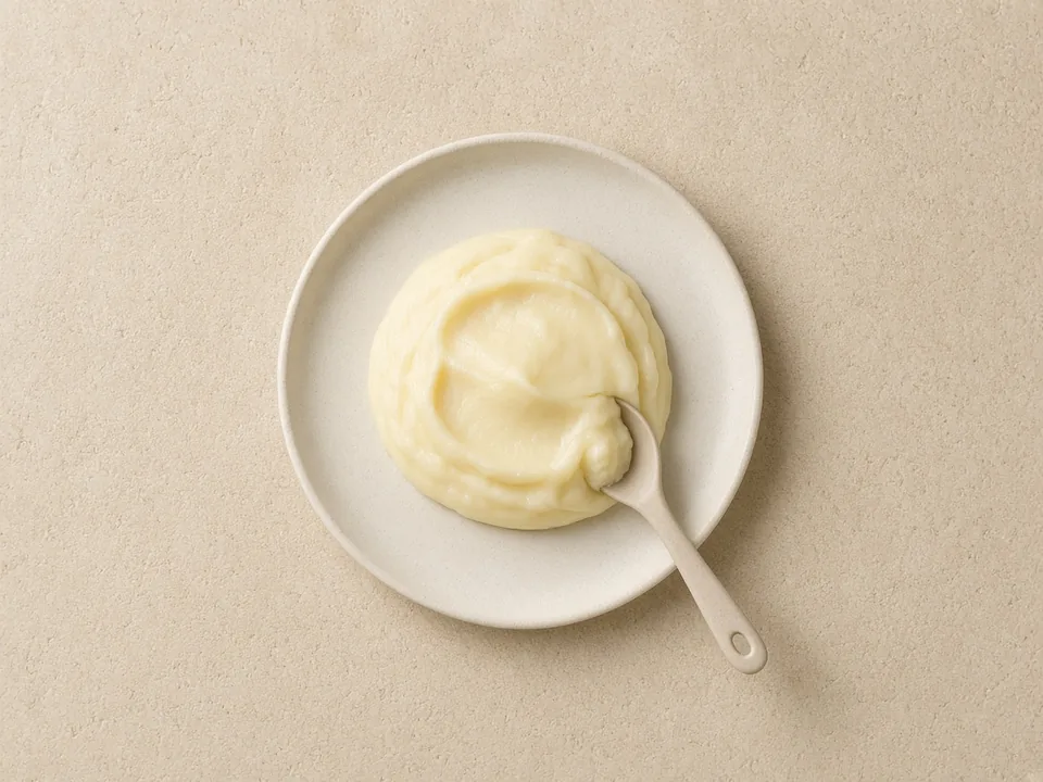 Camembert for 6 months+: cooked and melted into food