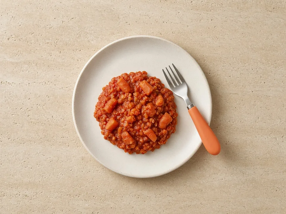 Carrot for 12 months+: soft-cooked pieces or in dishes