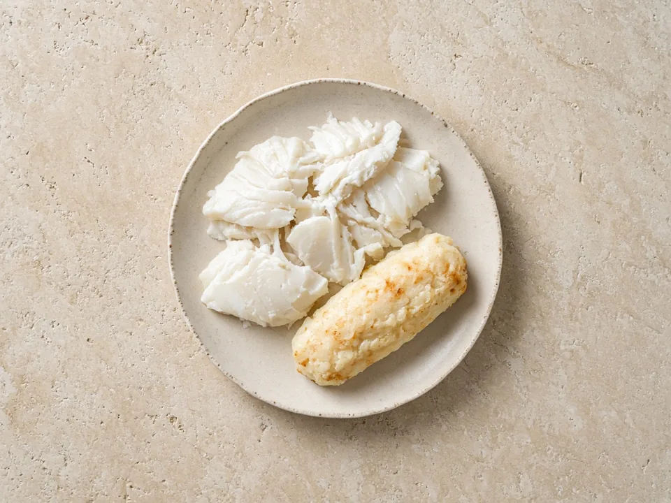 Catfish for 6 months+: soft flakes or fish cakes