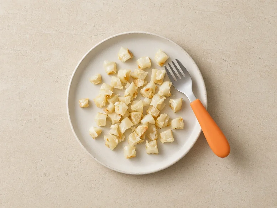 Celeriac for 18 months+: roasted pieces or in family meals