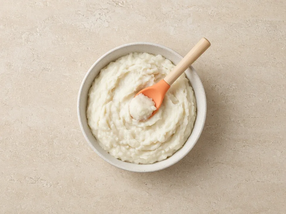 Celeriac for 6 months+: soft-cooked sticks or mashed celeriac