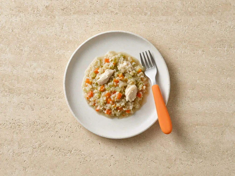 Celery for 12 months+: finely chopped in family meals