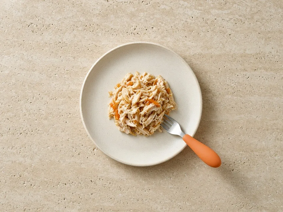 Chicken for 18 months+: pieces or mixed into dishes