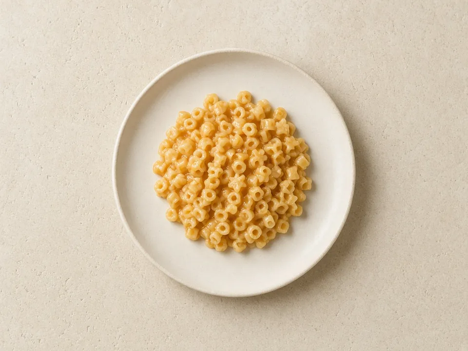 Chickpea pasta for 9 months+: small soft pieces