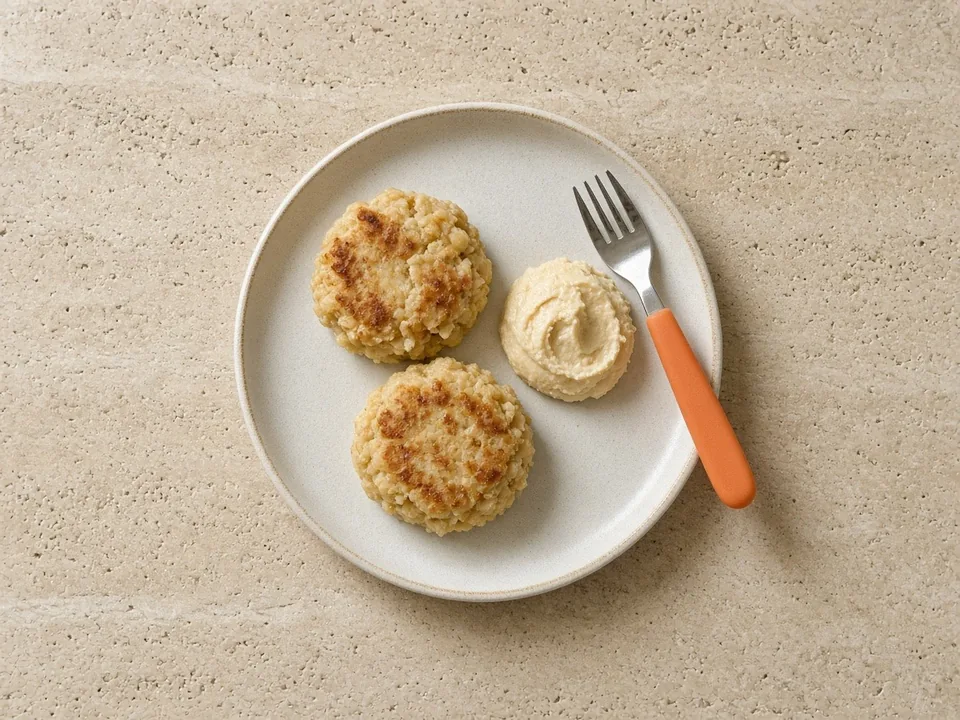 Chickpeas for 18 months+: flattened in family meals