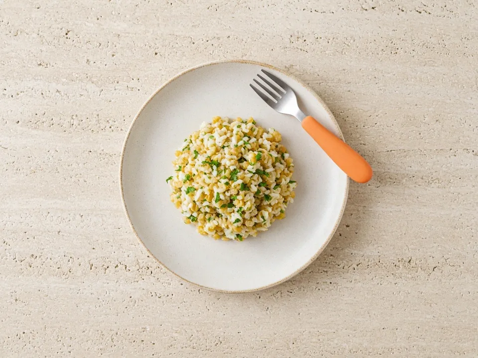 Cilantro for 12 months+: chopped into family meals