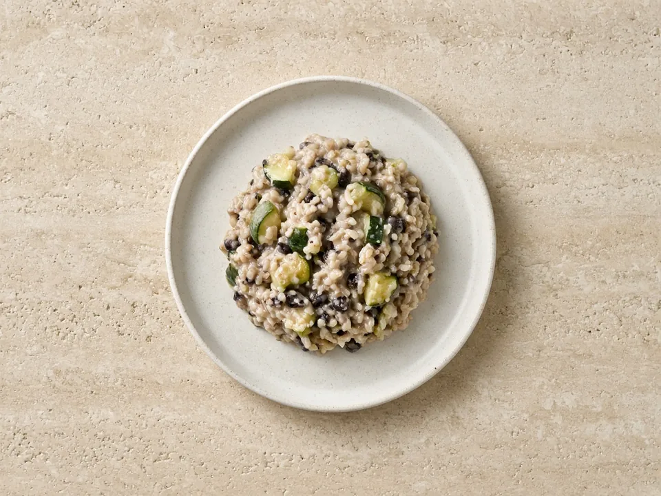 Cotija for 9 months+: a sprinkle of soft crumbles in a cooked dish