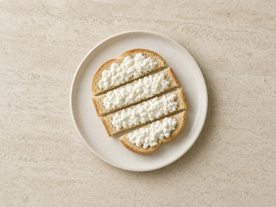 Cottage cheese for 18 months+: snack, spread or in family meals