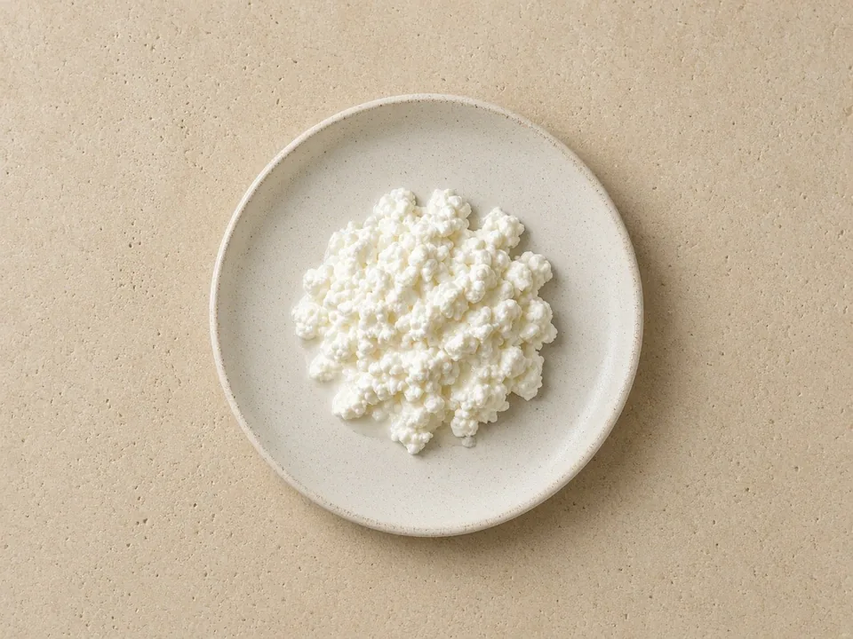 Cottage cheese for 9 months+: small curds, plain or mixed in