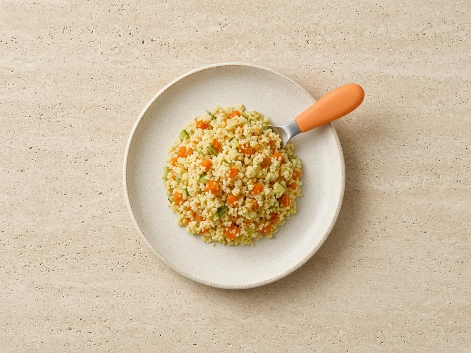 Couscous for 12 months+: couscous in family dishes