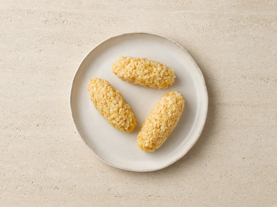 Couscous for 6 months+: moist couscous on a spoon, or soft patties