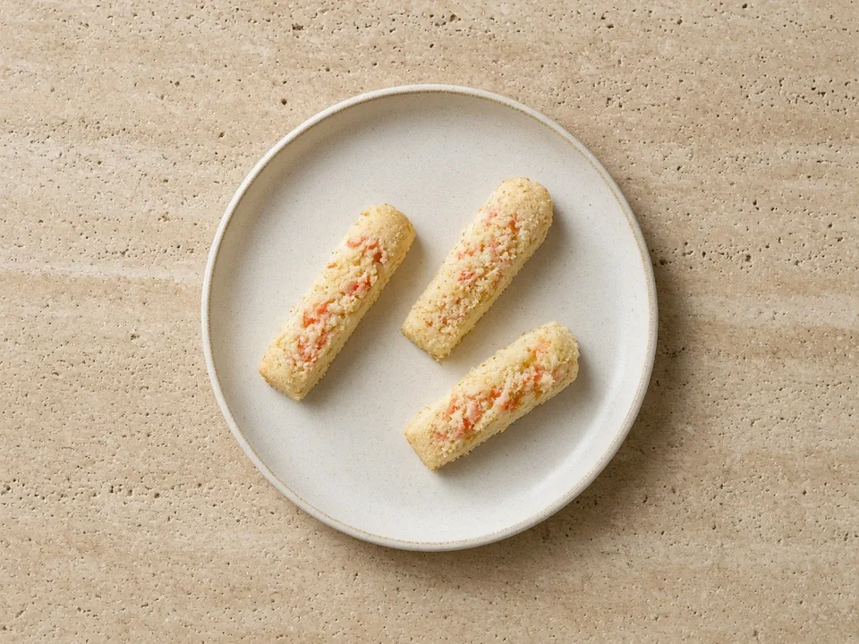 Crab cakes for 6 months+: soft finger-shaped crab cakes