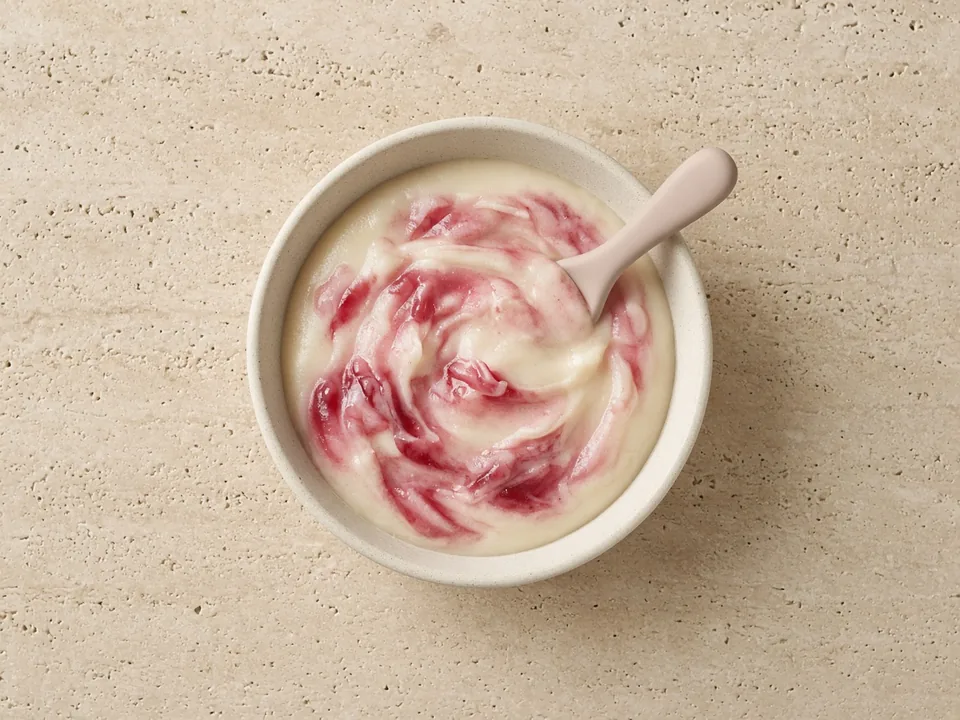 Cranberries for 6 months+: cooked and mashed or blended