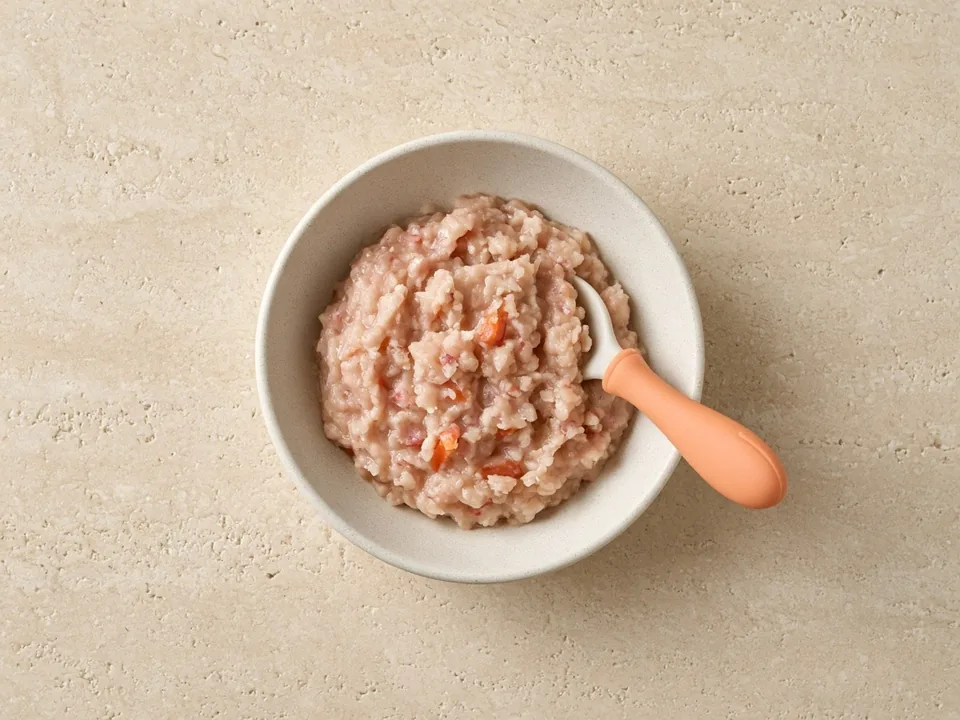 Cranberry beans for 12 months+: flattened pieces or in dishes