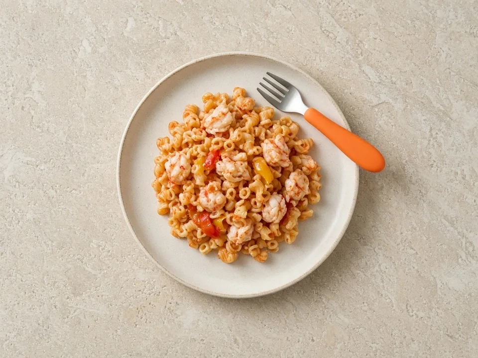 Crawfish for 18 months+: chopped into family meals