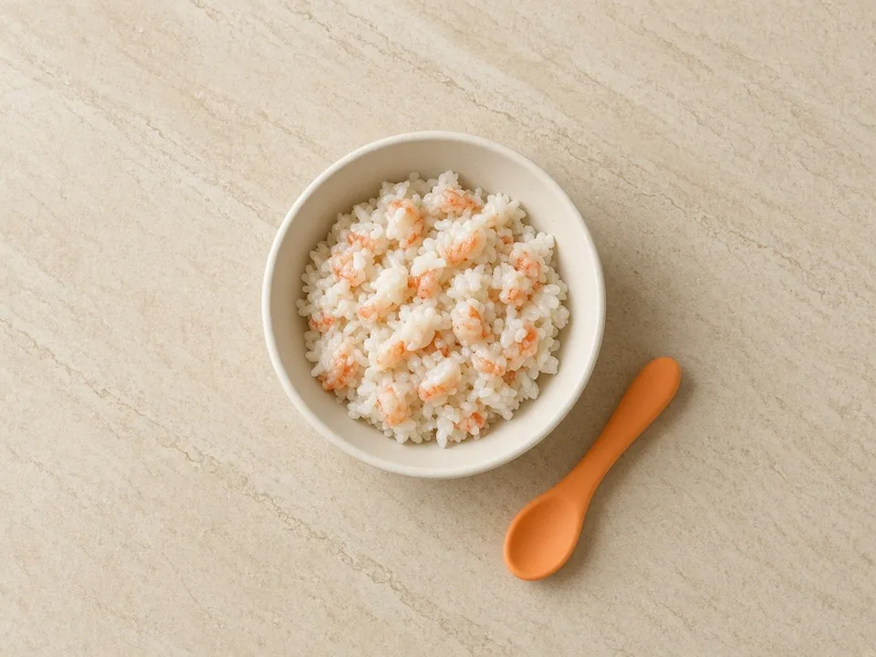 Crawfish for 9 months+: finely chopped pieces