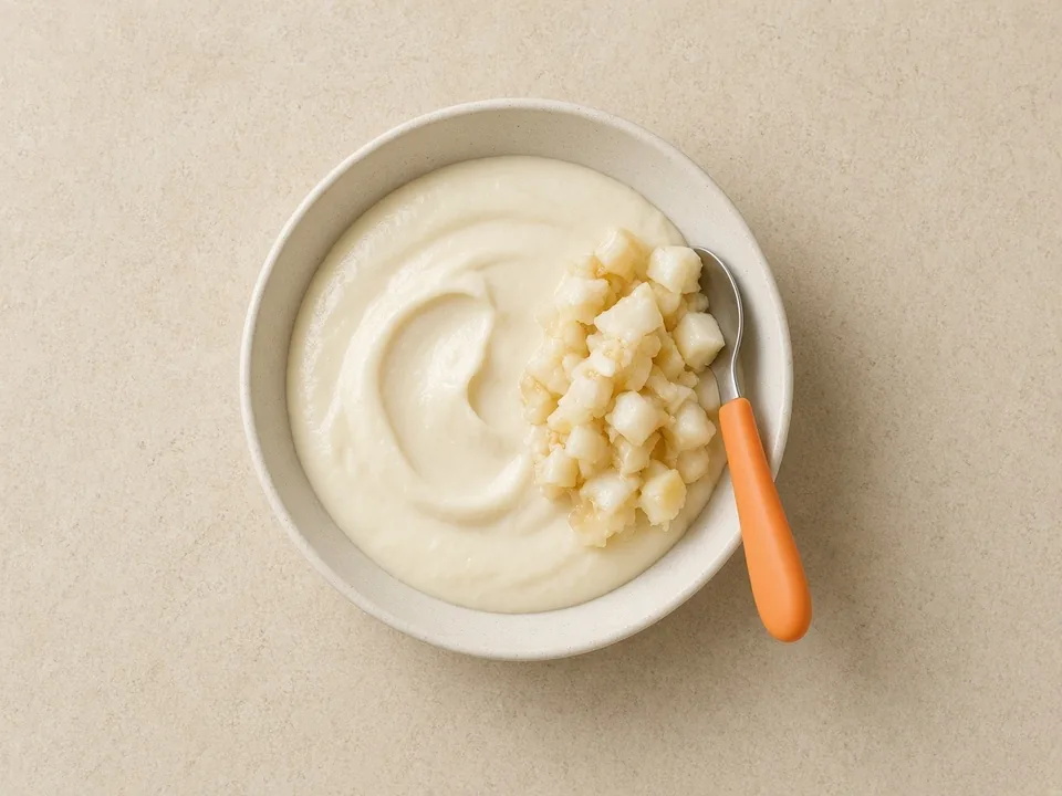 Cream of wheat for 18 months+: family breakfast porridge