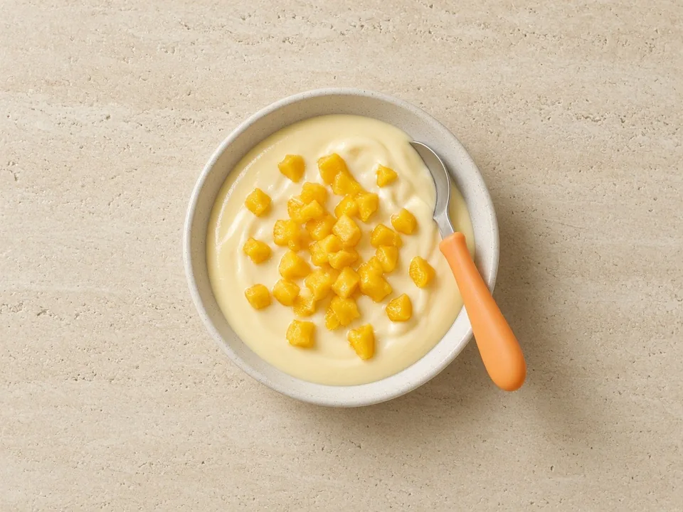 Custard for 12 months+: homemade custard