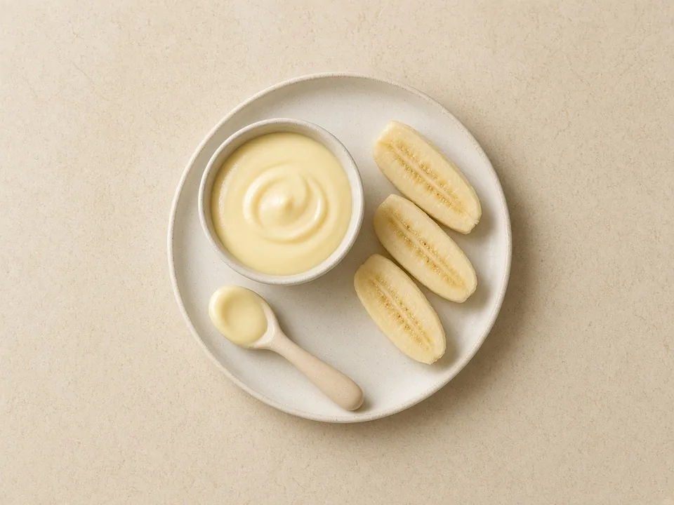 Custard for 6 months+: homemade, unsweetened custard