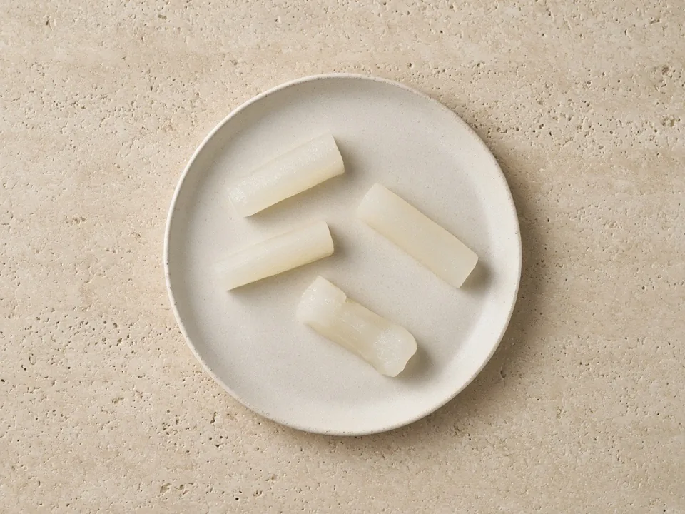 Daikon for 6 months+: soft-cooked sticks or mashed daikon