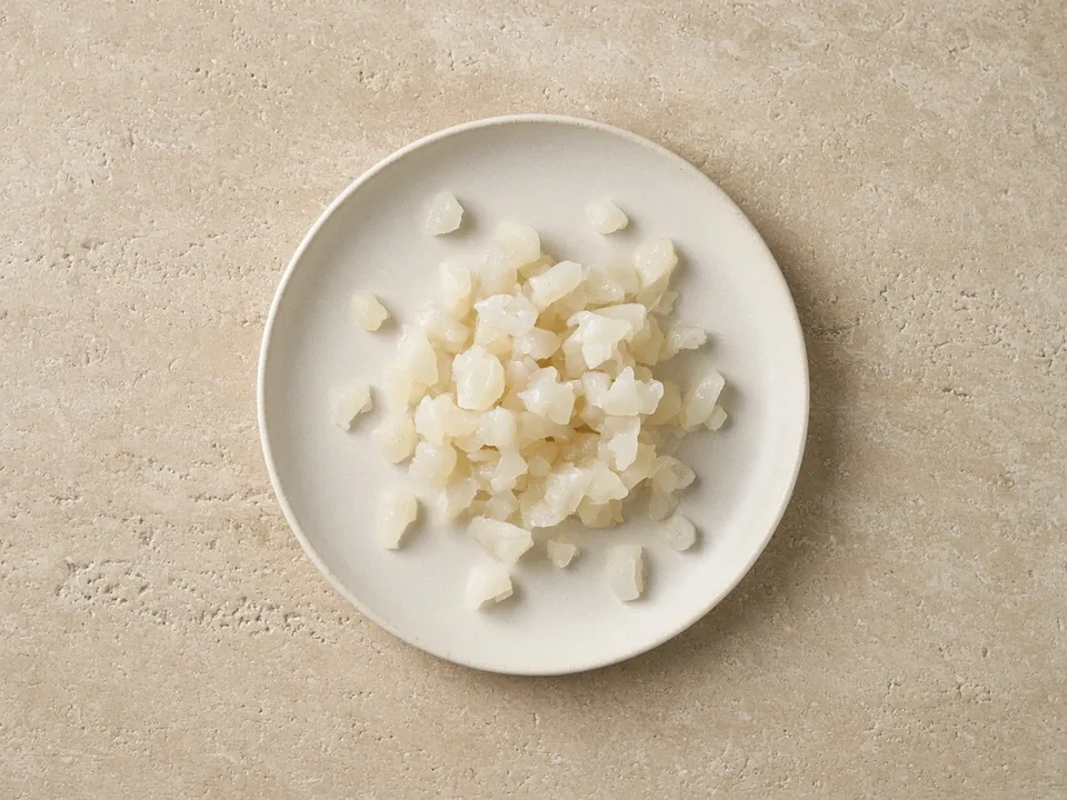 Daikon for 9 months+: small soft pieces