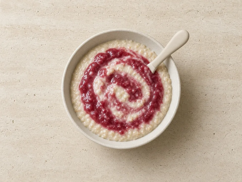 Dried cranberries for 6 months+: unsweetened only, soaked and blended