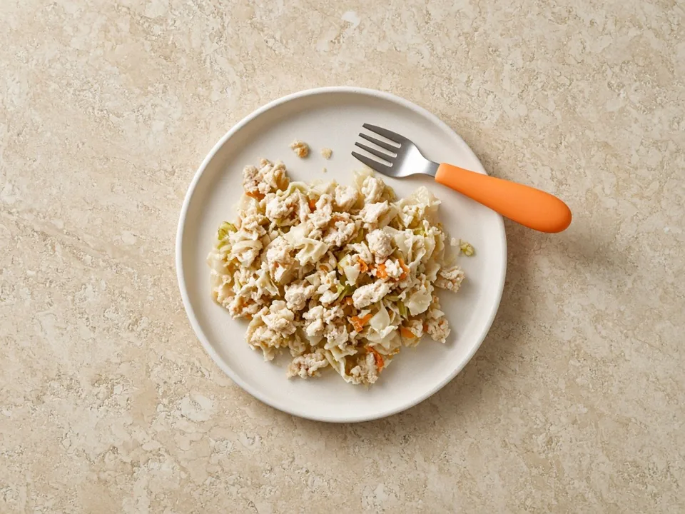 Dumplings for 12 months+: family dumplings, cut up