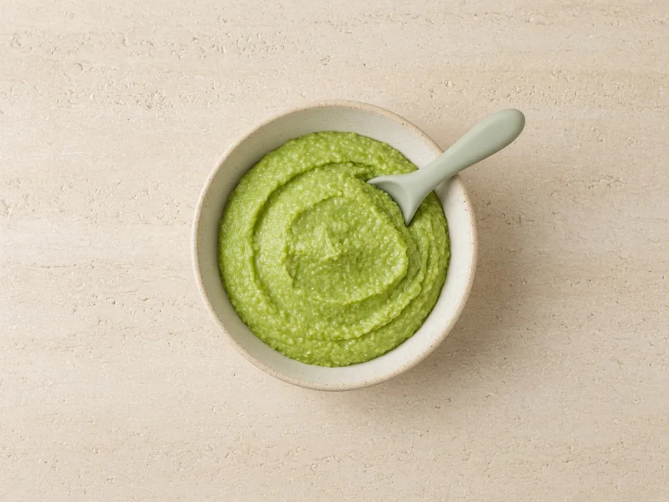 Edamame for 6 months+: mashed edamame